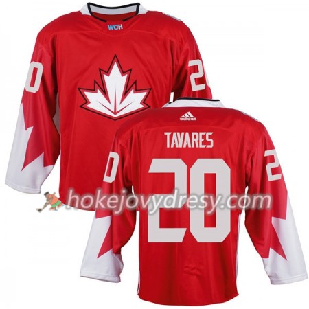Pánské Hokejový Dres Kanada John Tavares 20 Světový pohár v ledním hokeji 2016 Červená